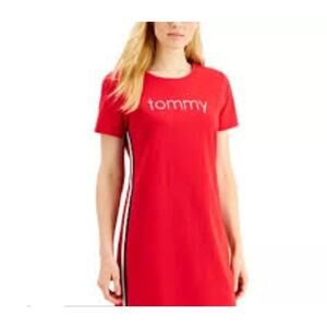 Modern Tommy Hilfiger Red T-Shirt Dress. Size XL